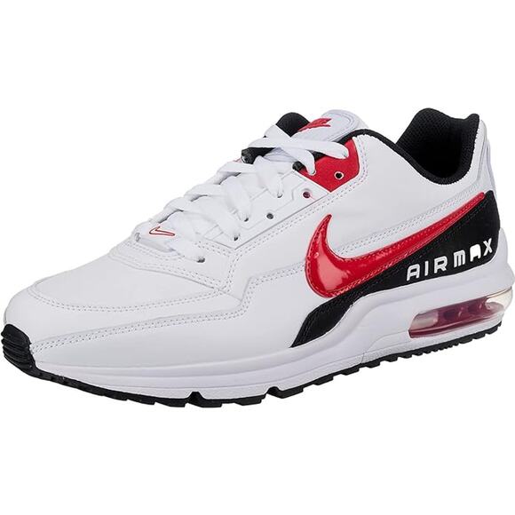 NWT Nike Mens Air Max LTD 3 ,White/Red/Black-Size 11 - Picture 1 of 6